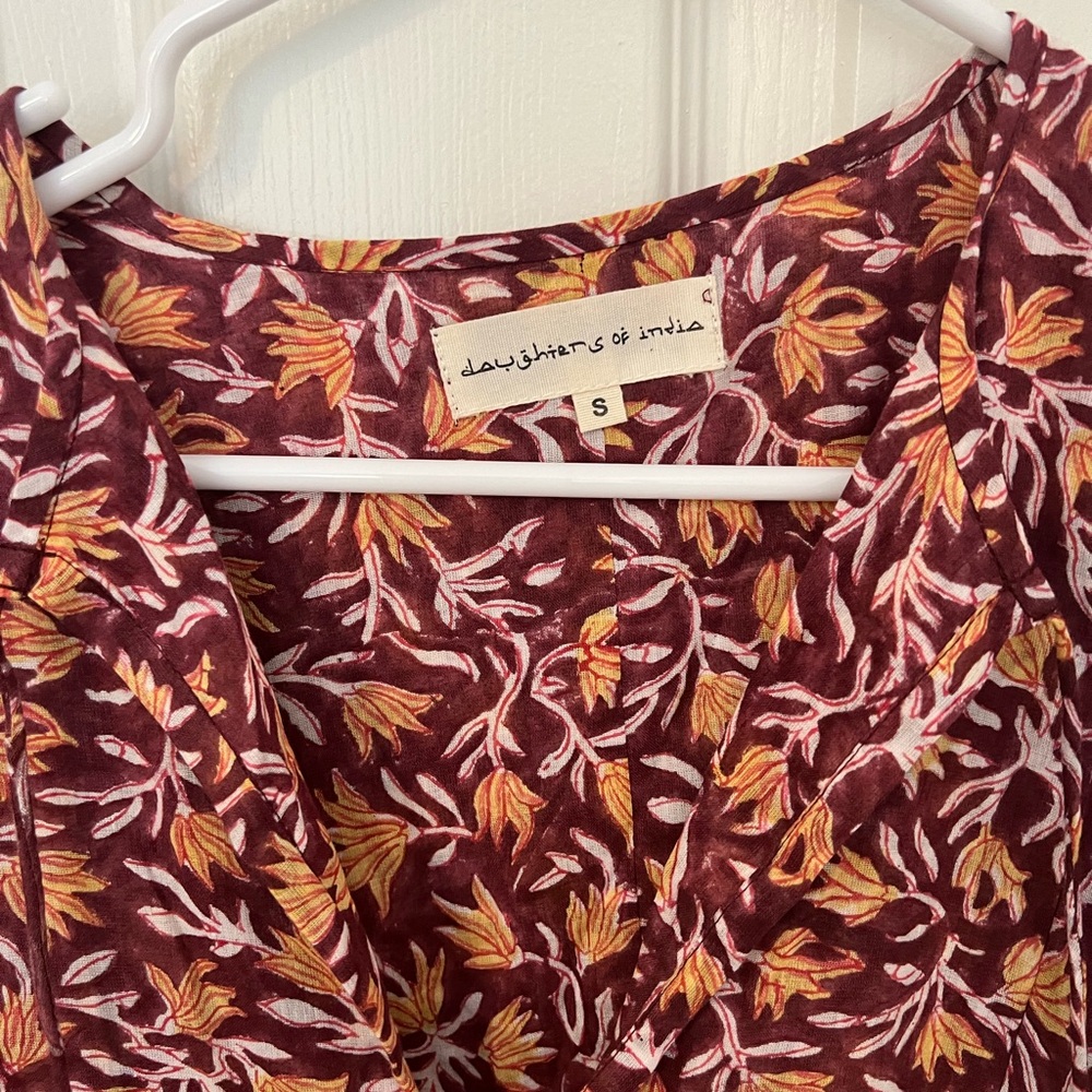 Daughters of India Kyra Dress in Sumac